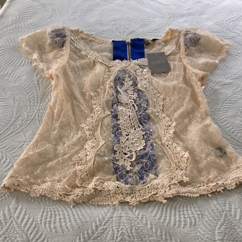 NWT Anthropologie lace top